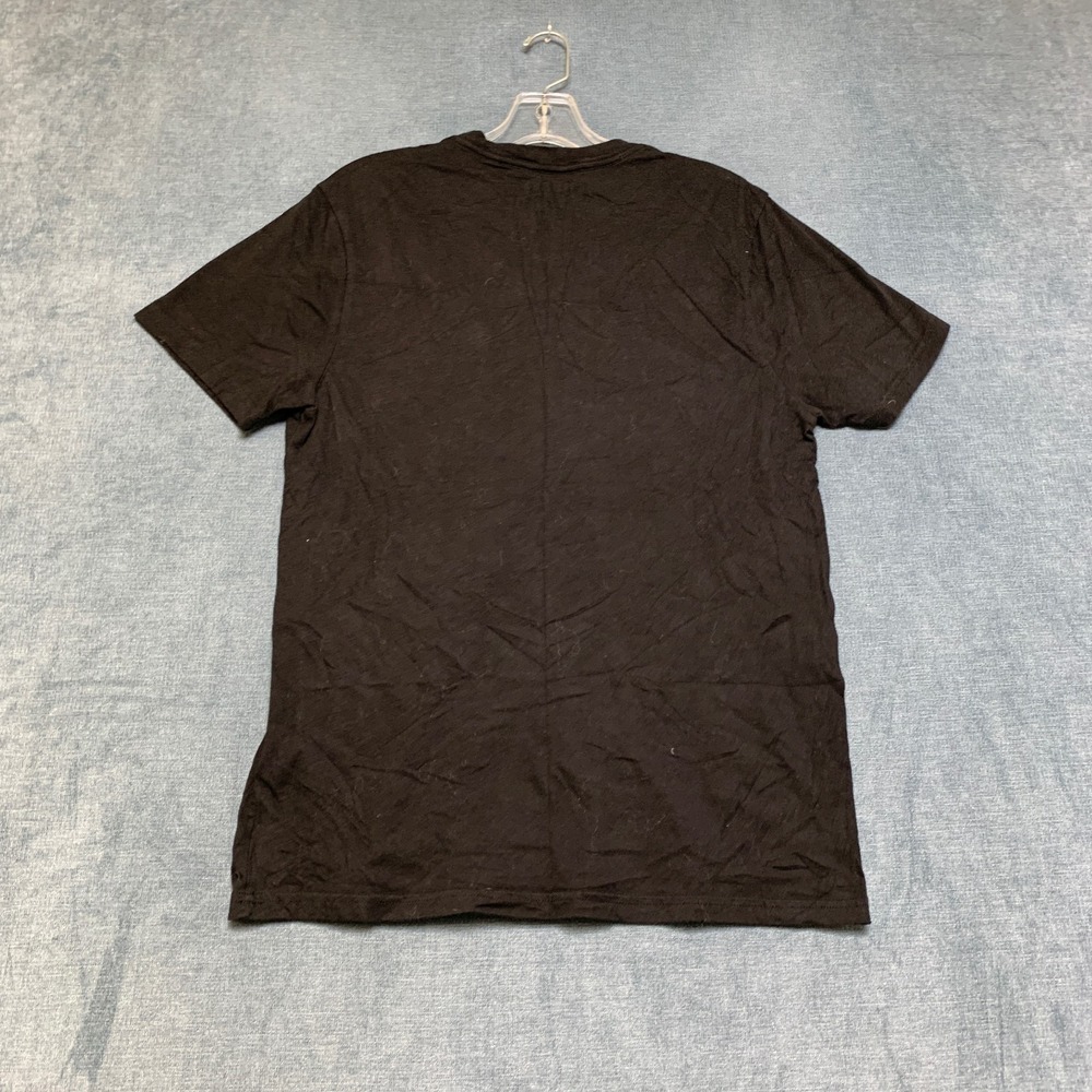 Guess T Shirt Mens Large Black Graphic Print Short Sleeve Crew Neck Pullover Tee - Picture 10 of 16